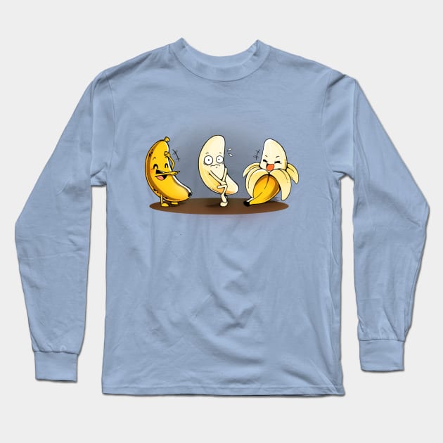 Banana Fun Long Sleeve T-Shirt by Vallina84